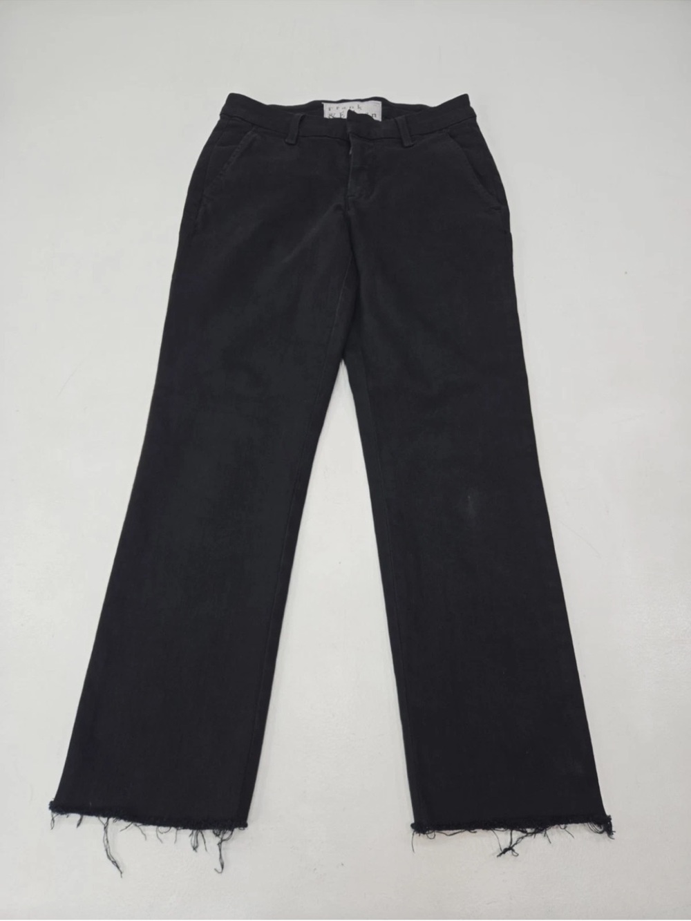 Frank & Eileen Wicklow The Italian Chino Pants Washed Black Size 00 Womens